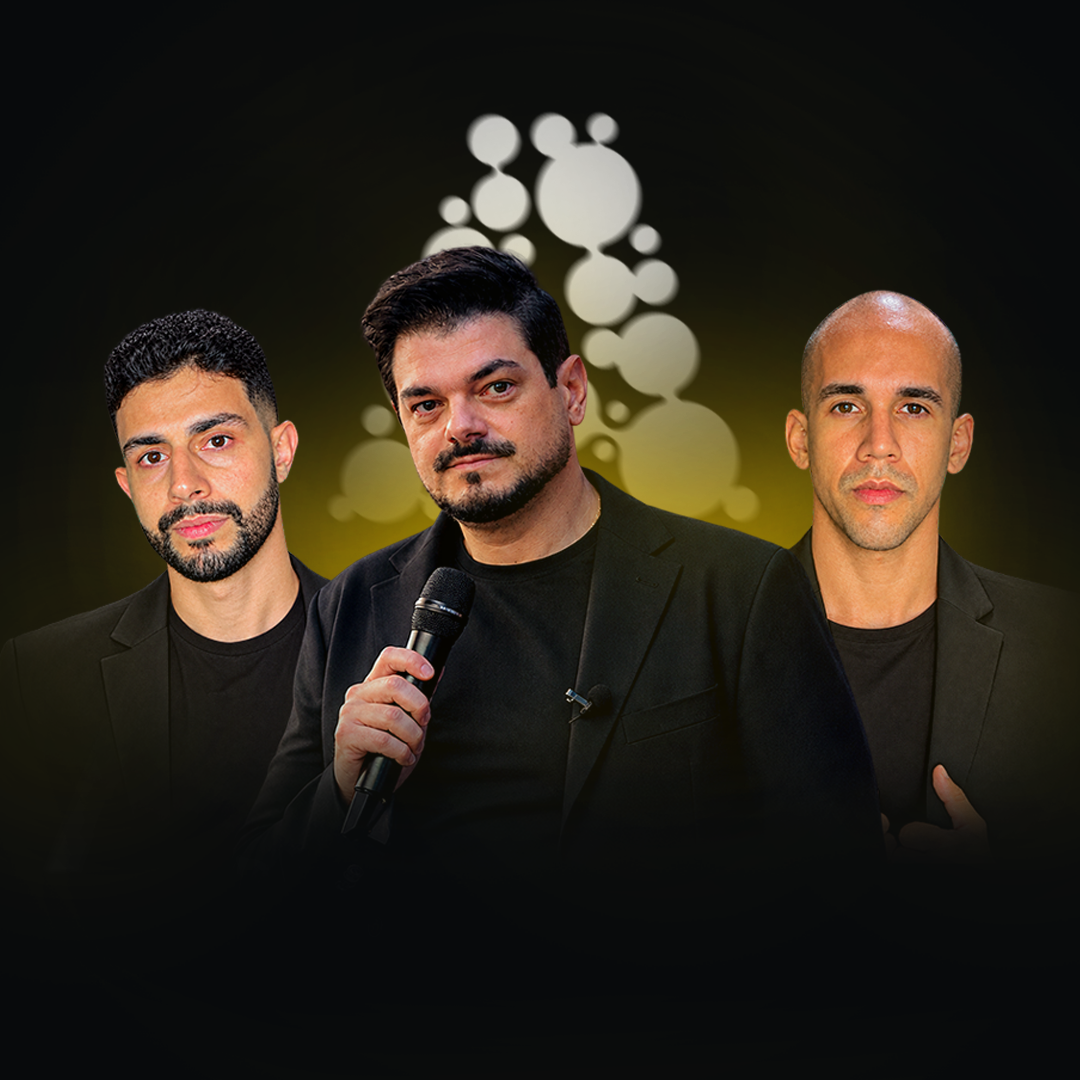 Jefferson Felipe, Sócio Diretor de Operações; Carlos Rangel, CEO da Atlas e especialista em crescimento de ISPs; Wesley Gabriel, Sócio Diretor de Receita
